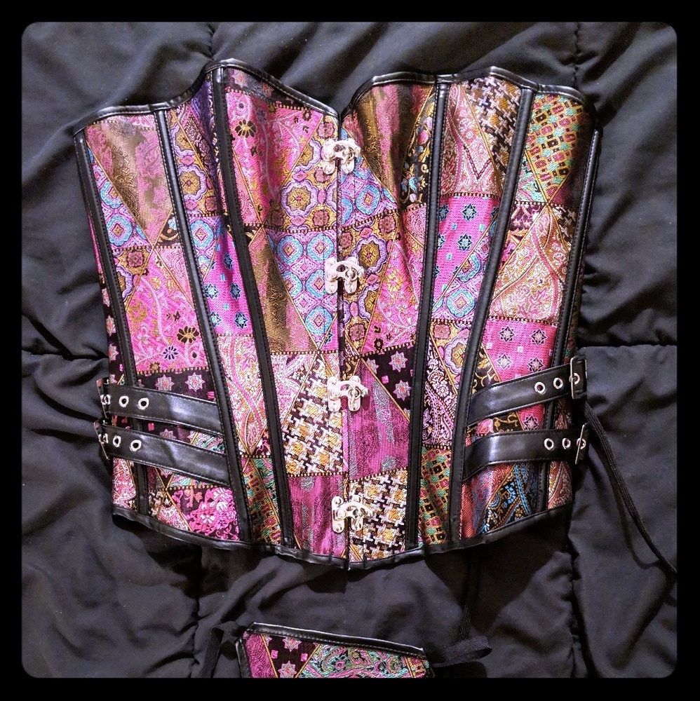 Patchwork corset